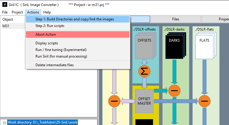 Building directories and copying images