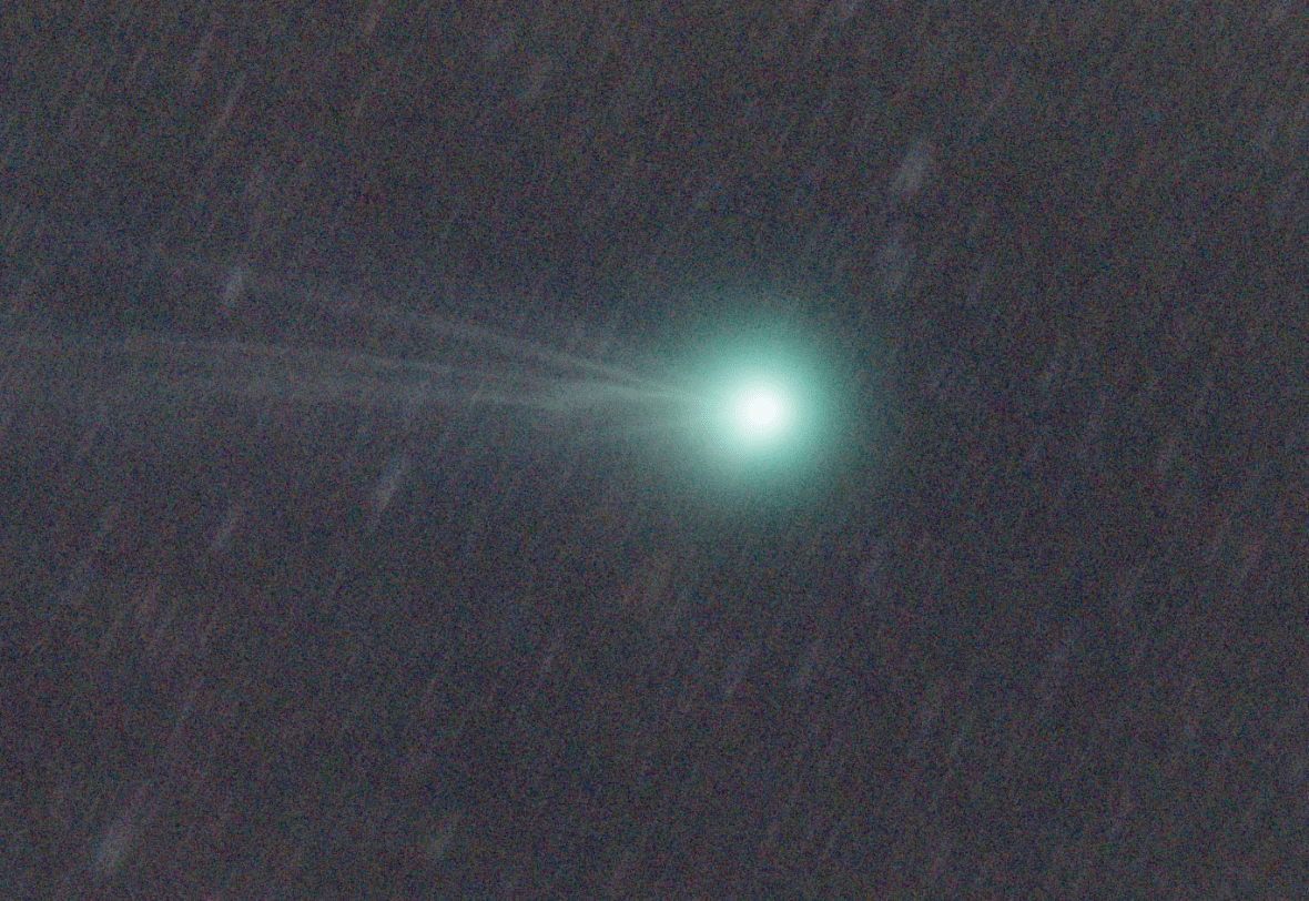 Vue de l&rsquo;empilement de comètes avec sigma hi/lo=1